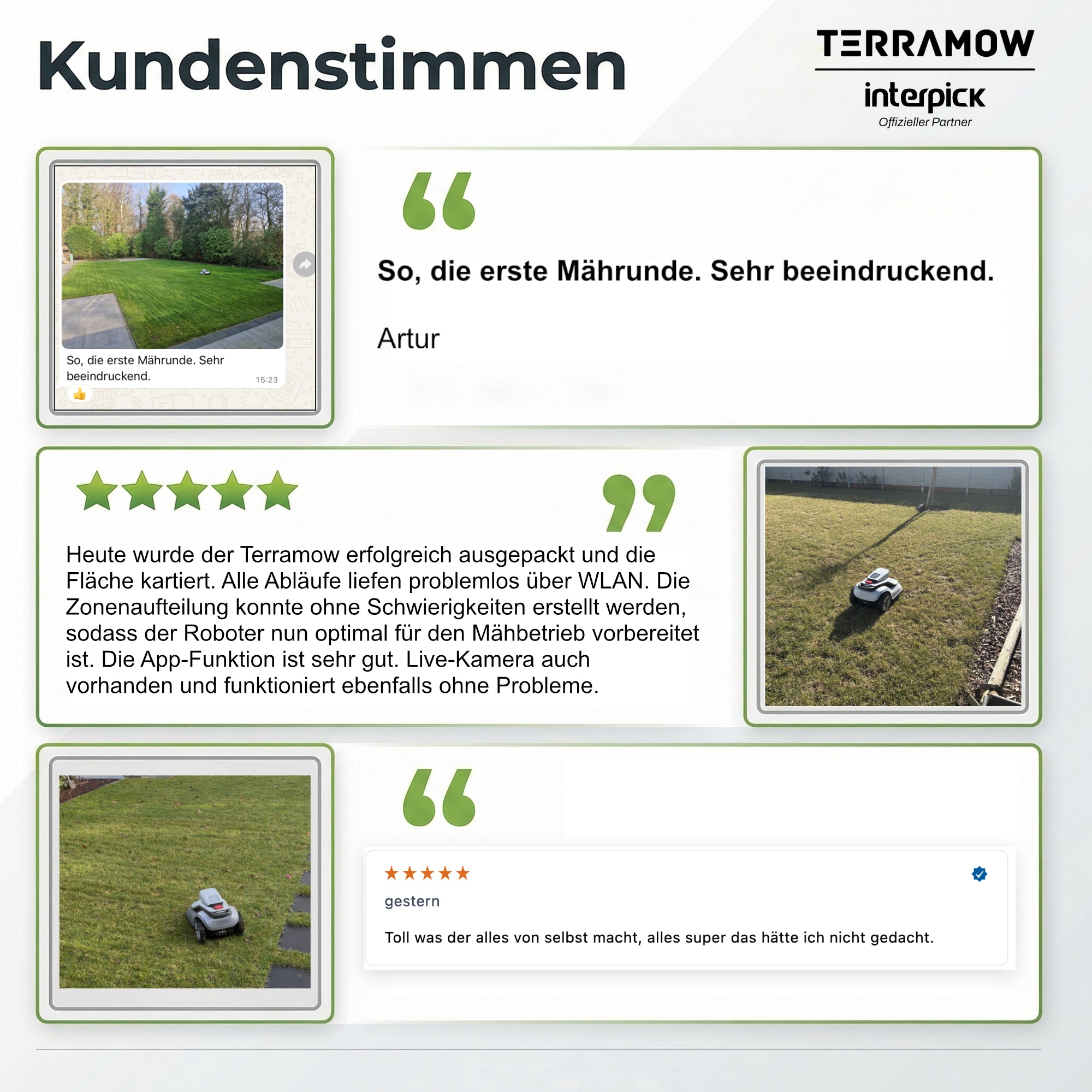TERRAMOW V1000 + Premiumpaket