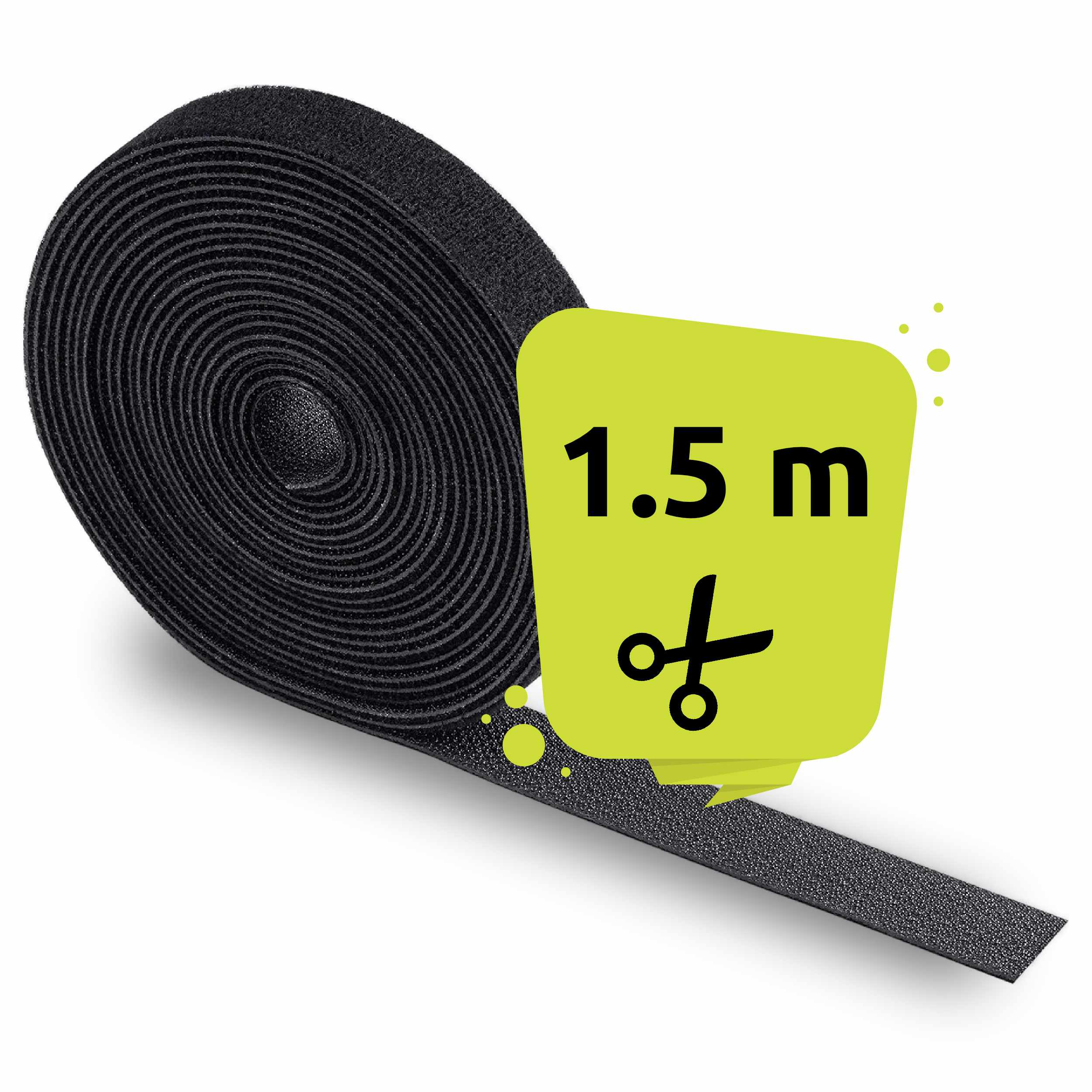 Klettband 2m zum schneiden