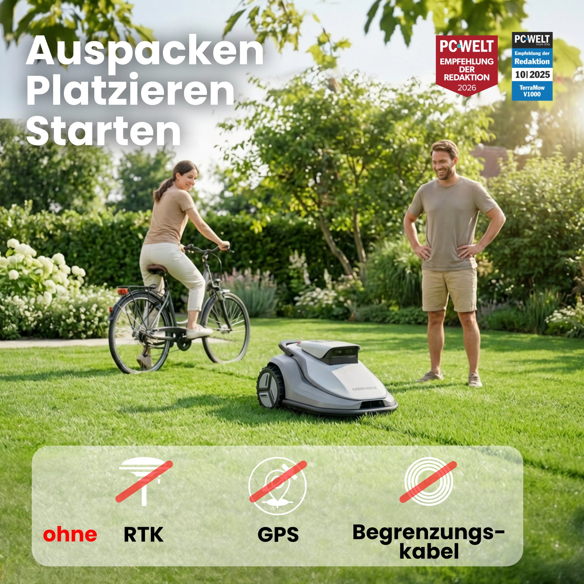 TERRAMOW V1000 + Premiumpaket